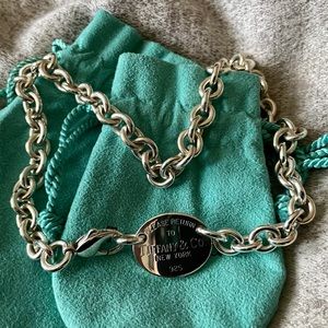 Tiffany “choker” chain link necklace